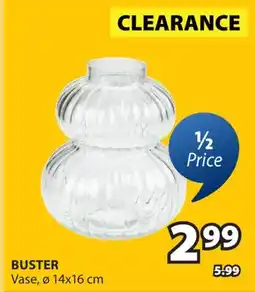 JYSK BUSTER Vase,ø 14x16 cm offer