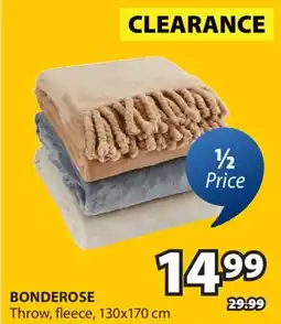 JYSK BONDEROSE Throw offer