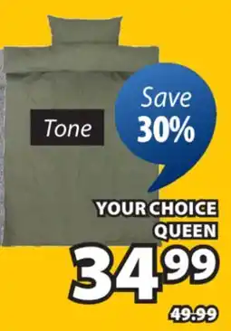 JYSK DUVET COVER SET Tone offer