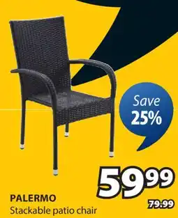 JYSK PALERMO Stackable patio chair offer