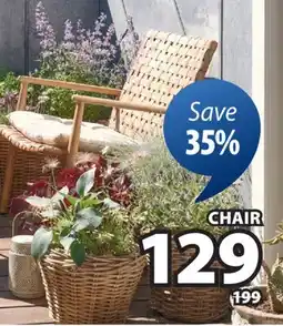 JYSK EDDERUP Patio lounge chair offer