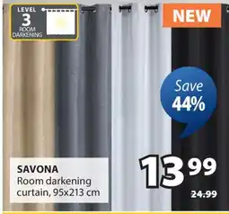 JYSK SAVONA Room darkening curtain offer