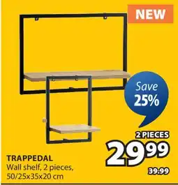 JYSK TRAPPEDAL Wall shelf offer