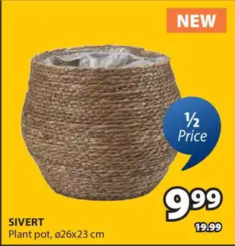 JYSK SIVERT Plant pot offer
