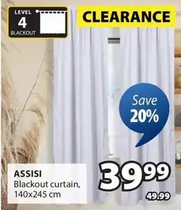 JYSK ASSISI Blackout curtain offer