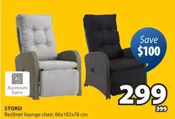 JYSK STORD Recliner lounge chair offer