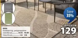 JYSK NIRA Outdoor rug, polypropylene offer
