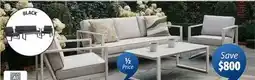 JYSK VONGE 4-piece conversation set, includes cushions offer
