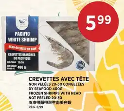 Kim Phat DY SEAFOOD 400G FROZEN SHRIMPS WITH HEAD NOT PEELED 20-30 offer