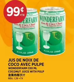 Kim Phat WONDERFARM COCONUT JUICE WITH PULP offer
