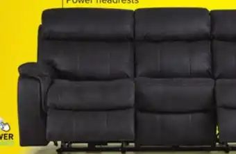 Leon's Haven Dual Power Reclining Sofa offer