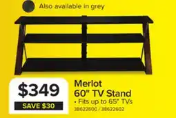 Leon's Merlot 60 TV Stand - Espresso, Black offer