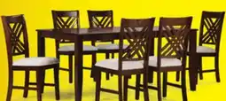 Leon's Kai 7-Piece Extendable Dining Set - Brown offer