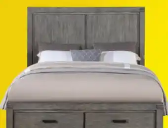 Leon's Copeland 3-Piece Queen Storage Bed - Wire-Brushed Grey offer