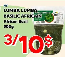 Marche Salaberry MS LUMBA LUMBA BASILIC AFRICAIN offer