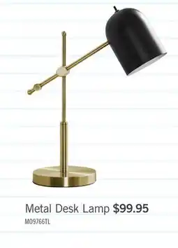 The Brick 18 Brass Metal Desk Task Table Lamp offer