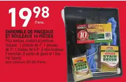 Matério ENSEMBLE DE PINCEAUX ET ROULEAUX 10 PIÈCES BENNETT offer