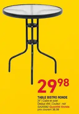 Matério TABLE BISTRO RONDE offer
