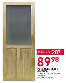 Matério PORTE MOUSTIQUAIRE PRESTIGE offer