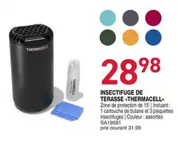 Matério INSECTIFUGE DE TERRASSE THERMACELL offer