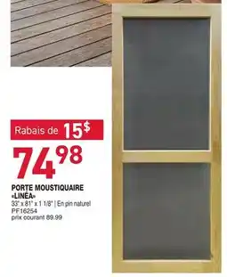 Matério PORTE MOUSTIQUAIRE LINÉA offer
