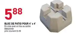 Matério BLOC DE PATIO POUR 4 x 4 offer