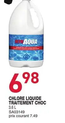 Matério CHLORE LIQUIDE TRAITEMENT CHOC offer