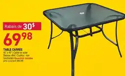 Matério TABLE CARRÉE offer