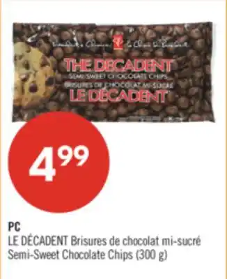 Pharmaprix PC Semi-Sweet Chocolate Chips offer