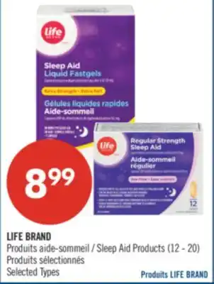Pharmaprix LIFE BRAND Sleep Aid Products offer