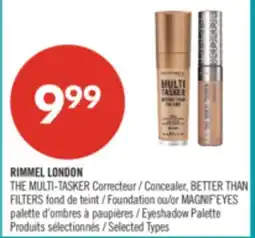 Pharmaprix THE MULTI-TASKER Concealer, BETTER THAN FILTERS Foundation or MAGNIF'EYES Eyeshadow Palette offer
