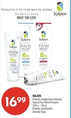 Pharmaprix KALAYA Topical Pain Relief Products offer