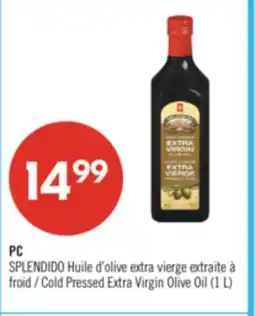 Pharmaprix PC SPLENDIDO Cold Pressed Extra Virgin Olive Oil offer