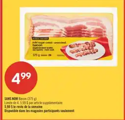 Pharmaprix NO NAME Bacon offer