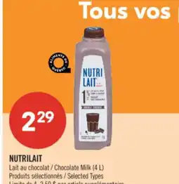 Pharmaprix NUTRILAIT Chocolate Milk (4 L) offer