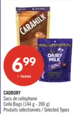 Pharmaprix CADBURY Cello Bags offer