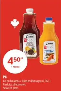 Pharmaprix PC Juice or Beverages offer