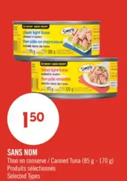 Pharmaprix NO NAME Canned Tuna offer