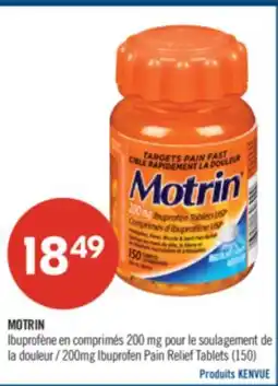 Pharmaprix MOTRIN 200mg Ibuprofen Pain Relief Tablets (150) offer