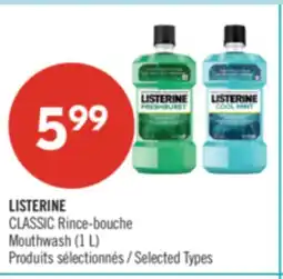 Pharmaprix LISTERINE CLASSIC Mouthwash offer