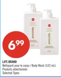 Pharmaprix LIFE BRAND Body Wash offer