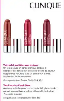 Pharmaprix Clinique Chubby Stick Cheek Colour Balm offer