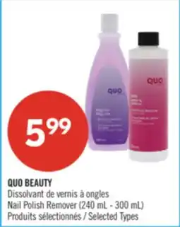 Pharmaprix QUO BEAUTY Nail Polish Remover offer
