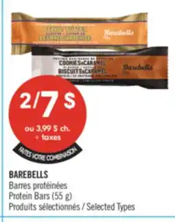 Pharmaprix BAREBELLS Protein Bars (55 g) offer