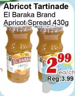 Marche C&T El Baraka Brand Apricot Spread offer