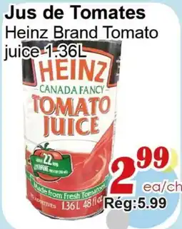 Marche C&T Jus de Tomates Heinz offer