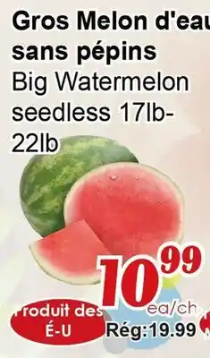 Marche C&T Big Watermelon seedless offer
