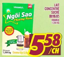 Marché Lian Tai VINAMILK LAIT CONCENTRÉ SUCRÉ offer
