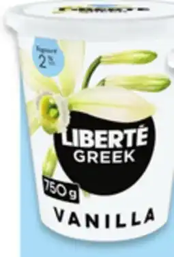Walmart Liberté Greek yogurt tubs offer