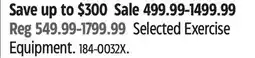 Canadian Tire Teeter Selected Exercise Equipment offer